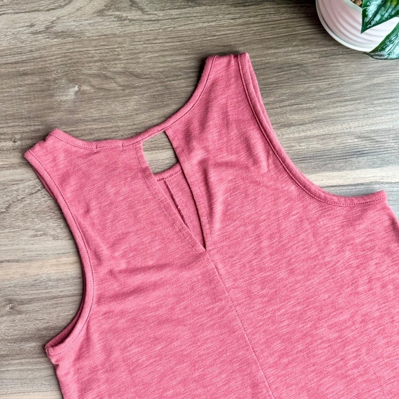 J.Crew Sleeveless Layered Hem Tank Top in Rosewood – Size M - Picture 7 of 9